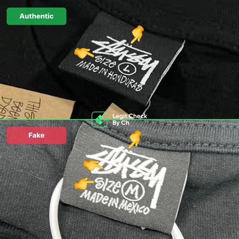 cheap fake stussy clothing|how to spot a stussy shirt.